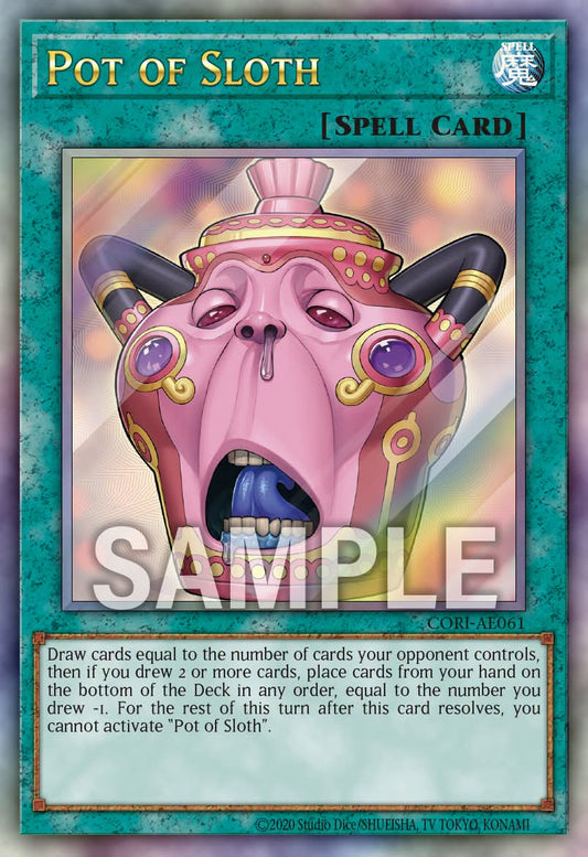 Pot of Sloth - CORI AE061 (PSE) - Prismatic Secret Rare
