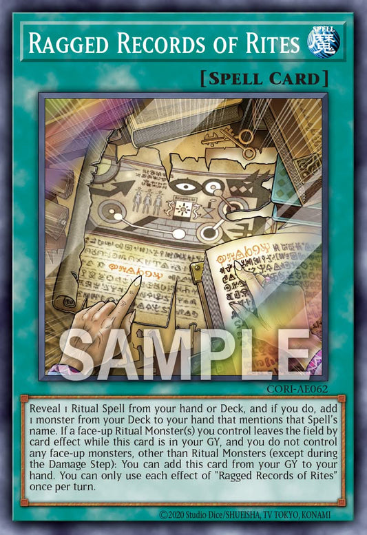 Ragged Records of Rites - CORI AE062 (PSE) - Prismatic Secret Rare