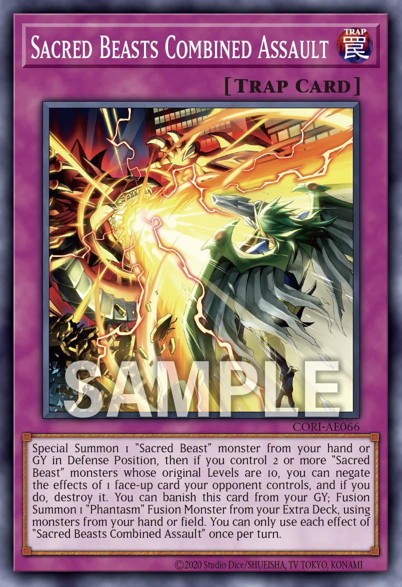 Sacred Beasts Combined Assault - CORI AE066 (N) - Normal