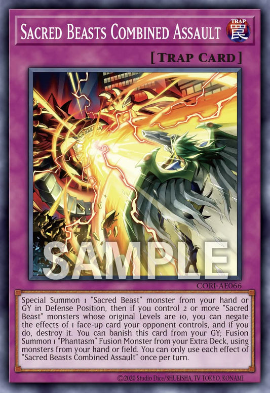 Sacred Beasts Combined Assault - CORI AE066 (N) - Normal