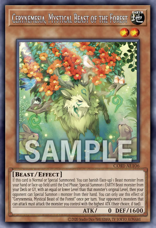 Cerynemesia, Mystical Beast of the Forest - CORI AE106 (R) - Rare