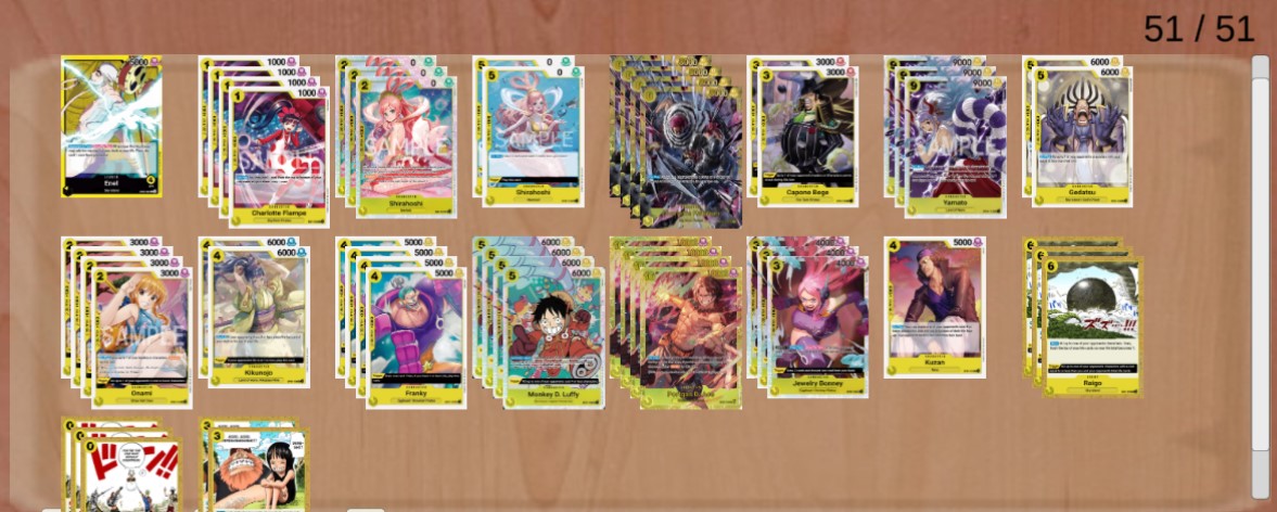 OP05 Yellow Enel Pre-Made Deck