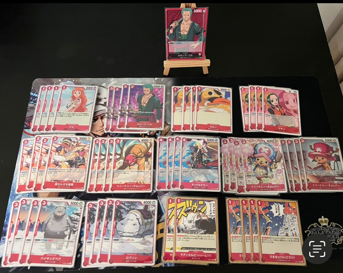 Red Zoro Animal - Pre-Made Deck