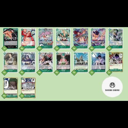 OP12 - Green - Zoro Pre-Made Deck (Japanese)