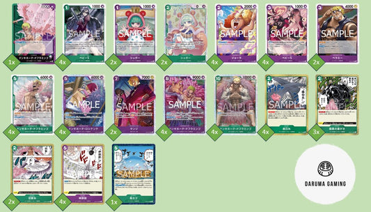 OP4 Green Purple Doflamingo Pre-Made Deck (Japanese) v1