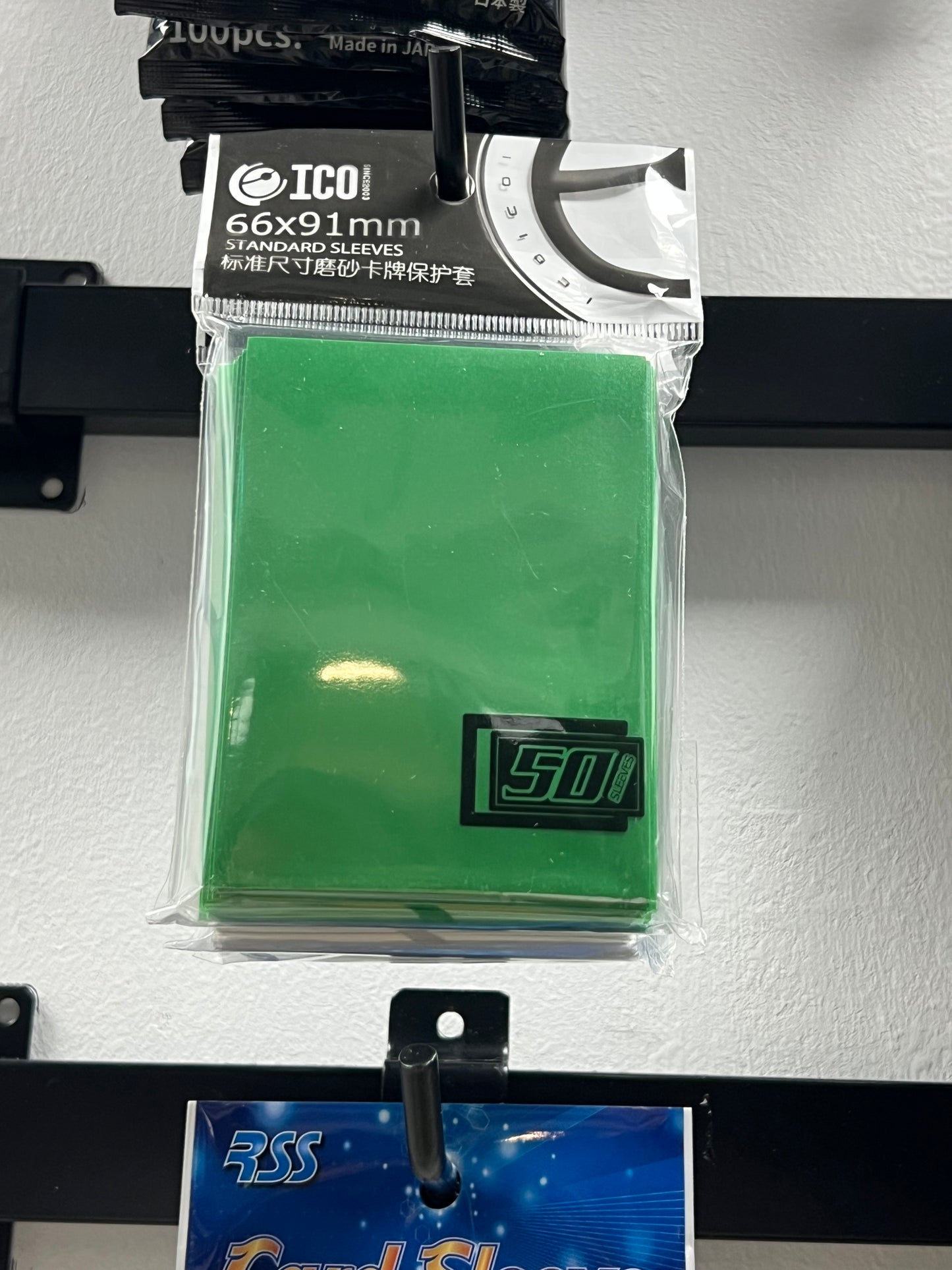 ICO Standard Card Sleeves 66 × 91mm – 50 Sleeves