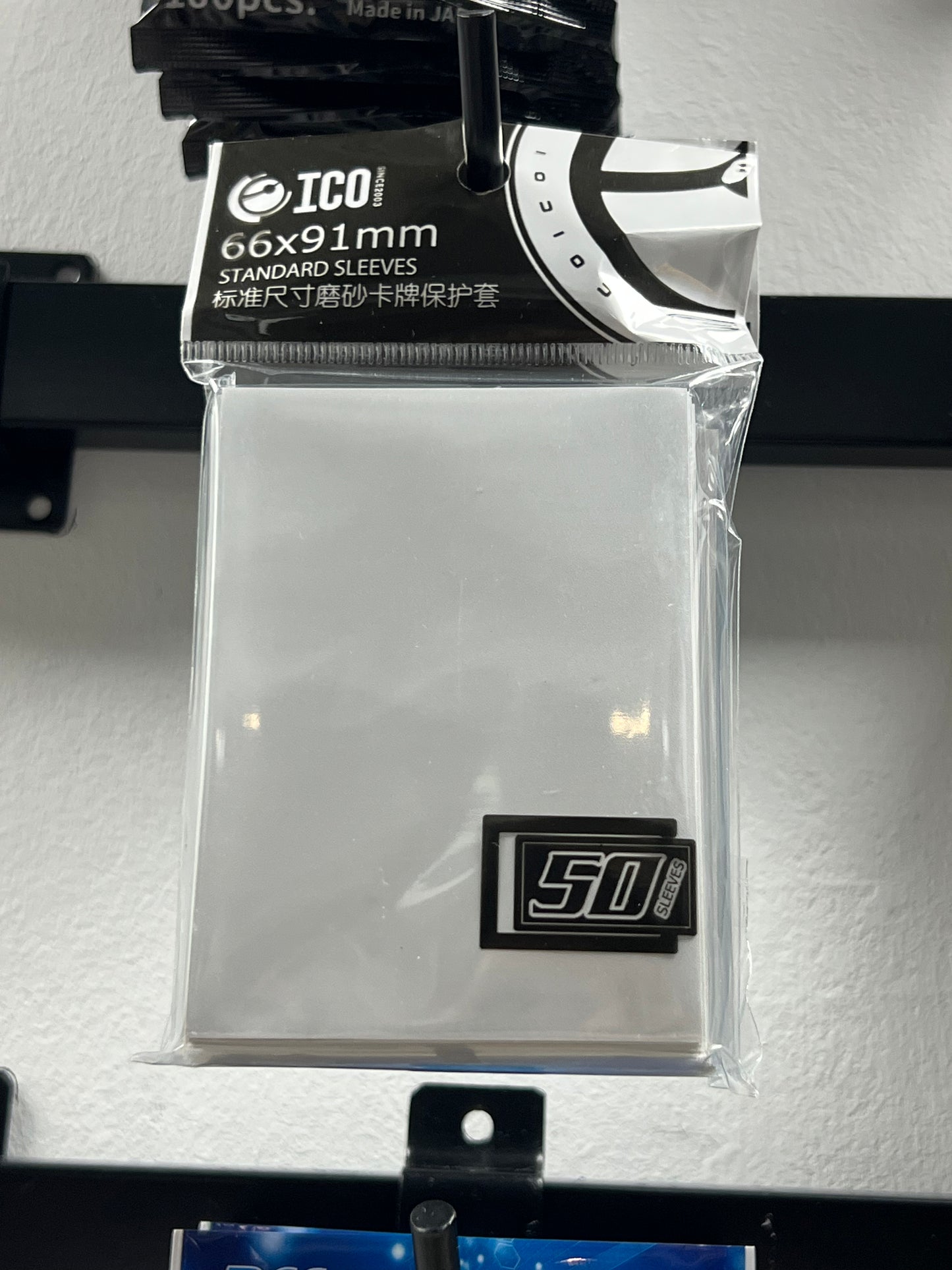 ICO Standard Card Sleeves 66 × 91mm – 50 Sleeves