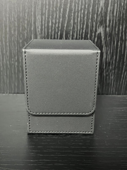 HUIZHIBAO PU Leather TCG Card Storage Deck Box – 80 × 78 × 104mm