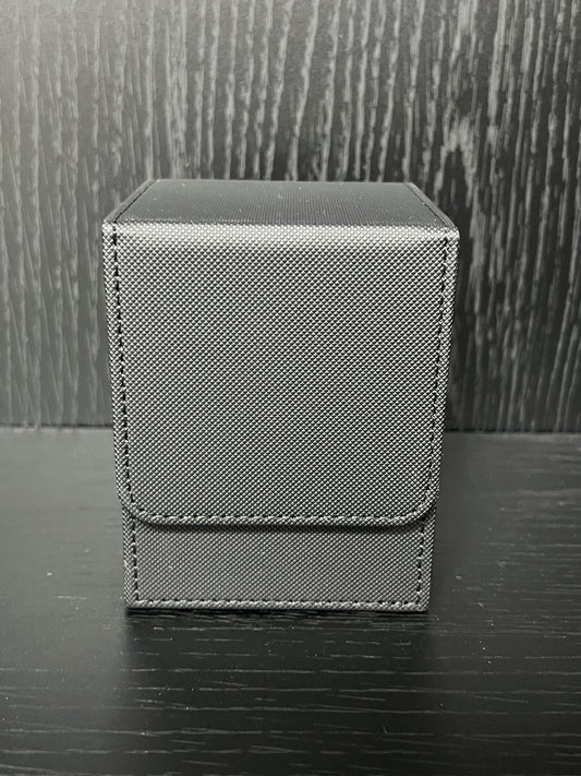 HUIZHIBAO PU Leather Card Storage Deck Box – 80 × 78 × 104mm