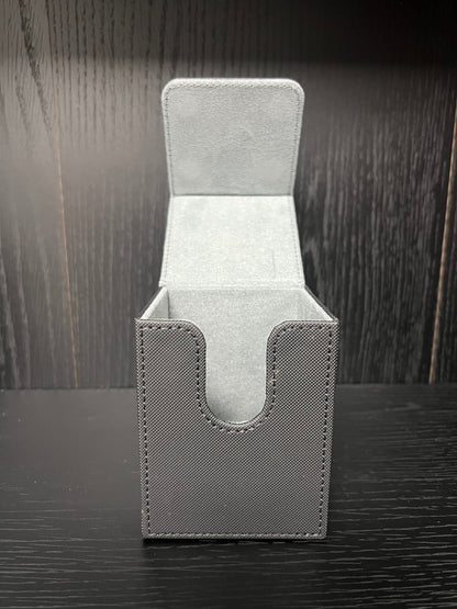 HUIZHIBAO PU Leather TCG Card Storage Deck Box – 80 × 78 × 104mm