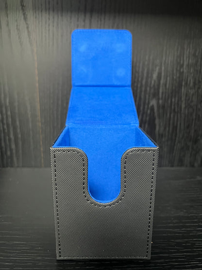 HUIZHIBAO PU Leather TCG Card Storage Deck Box – 80 × 78 × 104mm
