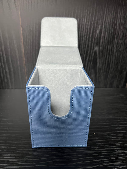 HUIZHIBAO PU Leather TCG Card Storage Deck Box – 80 × 78 × 104mm