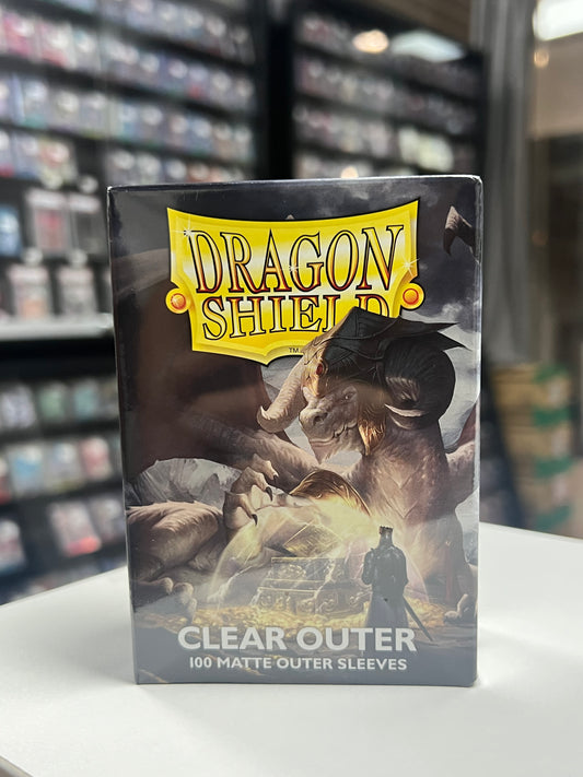 Dragon Shield Matte Clear Outer Sleeves (100 Sleeves)