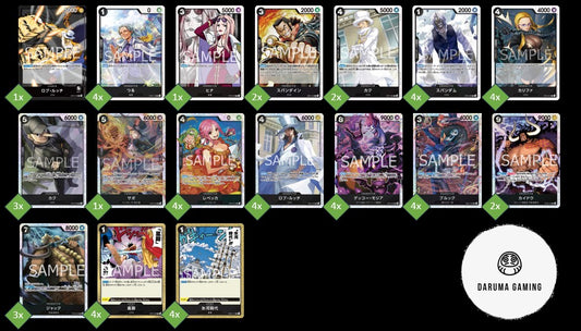 OP7 Black Lucci Pre-Made Deck (Japanese) v1