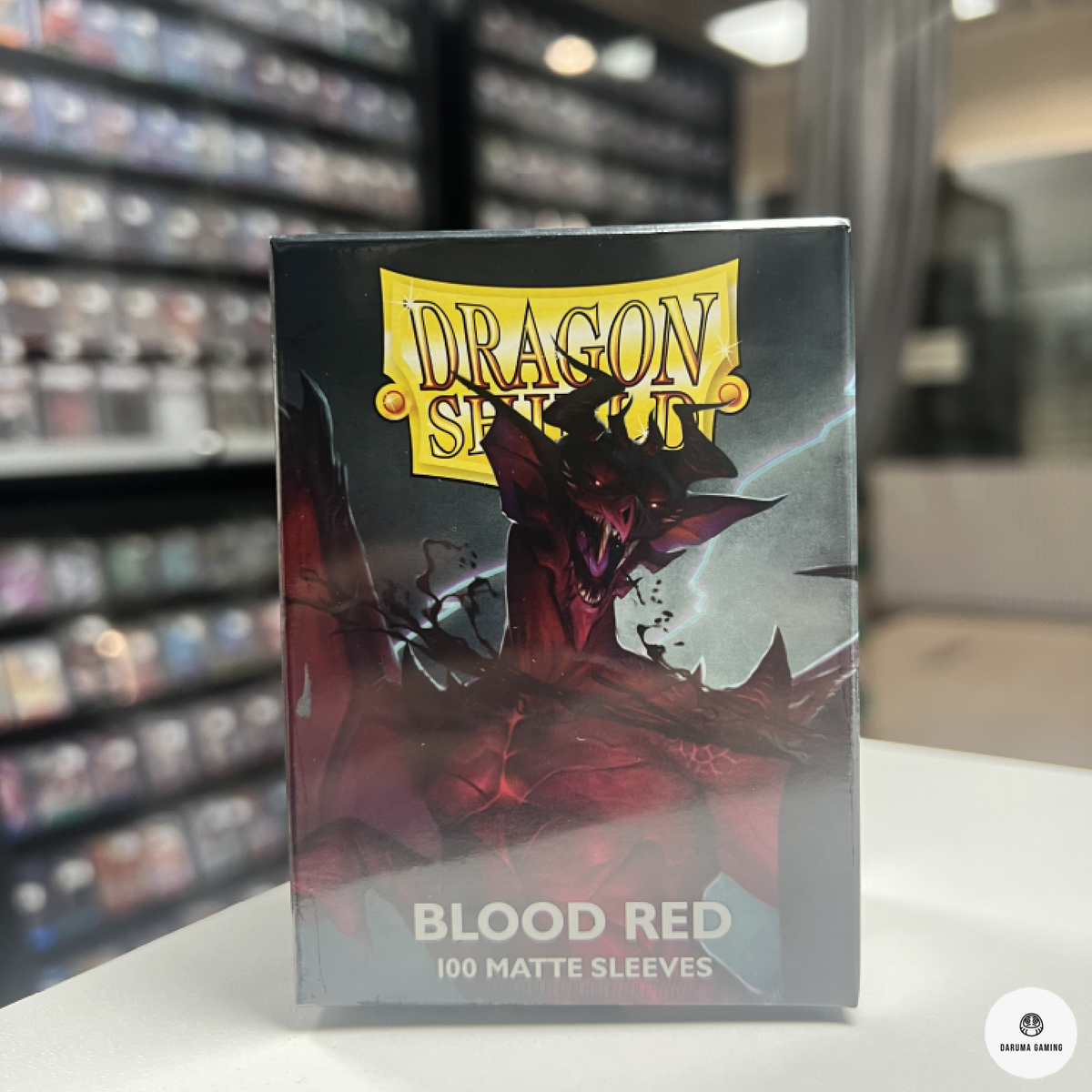 Dragon Shield Blood Red Matte Sleeves (100 Sleeves)