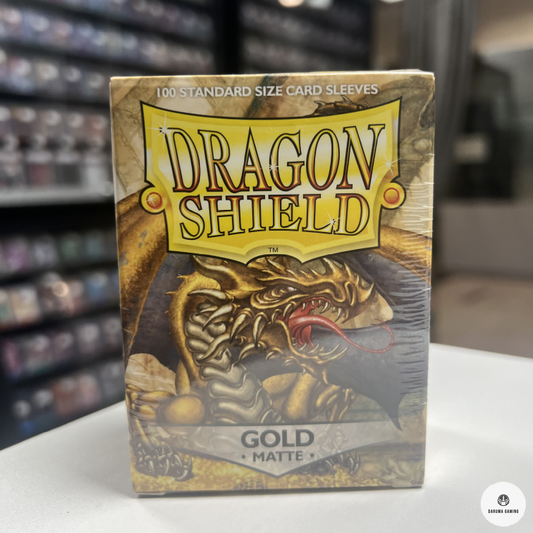 Dragon Shield Gold Matte Sleeves (100 Sleeves)