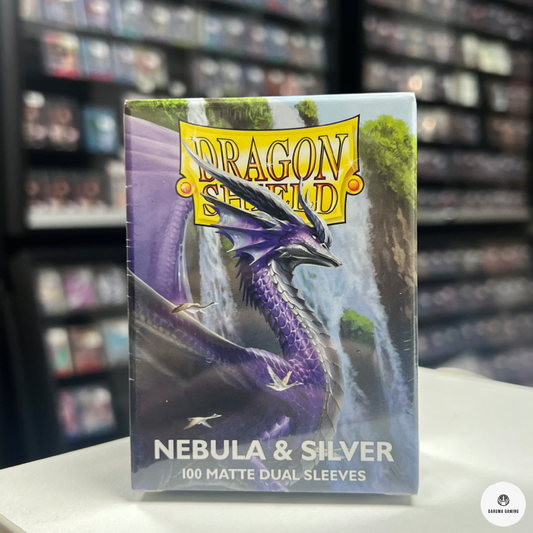 Dragon Shield Nebula & Silver Matte Dual Sleeves (100 Sleeves)