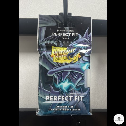 Dragon Shield Clear Perfect Fit Sleeves – Japanese Size (100 Sleeves)