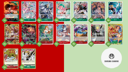 OP13 - Red Green - Luffy Pre-Made Deck (Japanese)