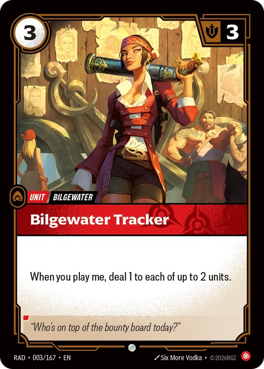 Bilgewater Tracker RAD-003/167 Riftbound Radiance