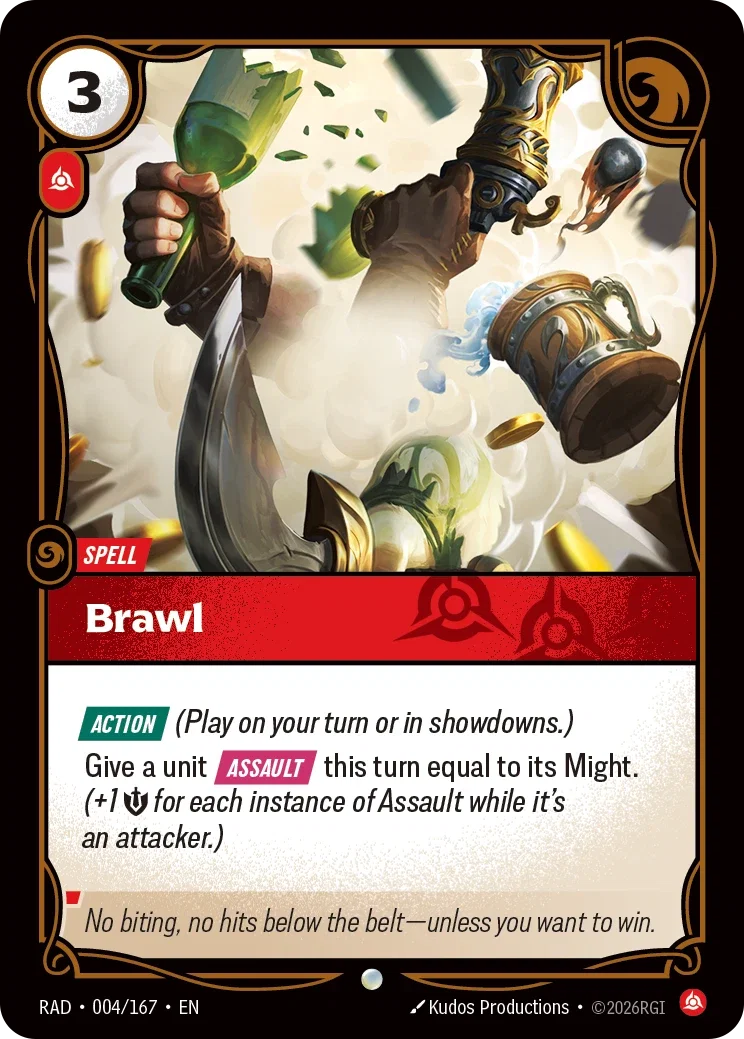 Brawl (Foiled) RAD-004/167 (Foiled) Riftbound Radiance