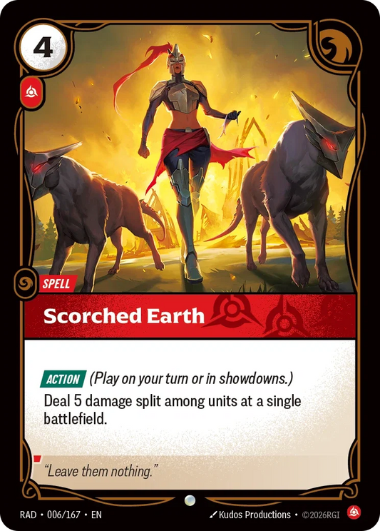 Scorched Earth RAD-006/167 Riftbound Radiance