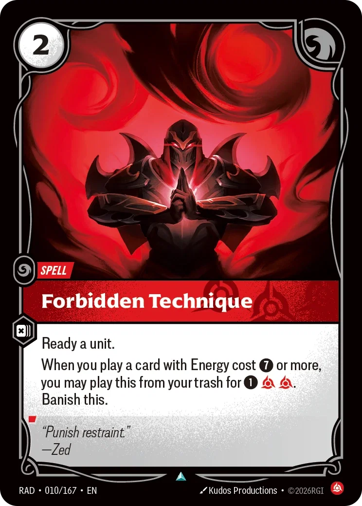 Forbidden Technique RAD-010/167 Riftbound Radiance