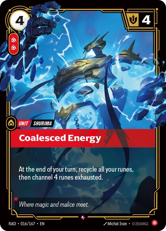 Coalesced Energy RAD-016/167 Riftbound Radiance