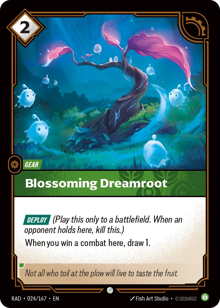 Blossoming Dreamroot RAD-024/167 Riftbound Radiance