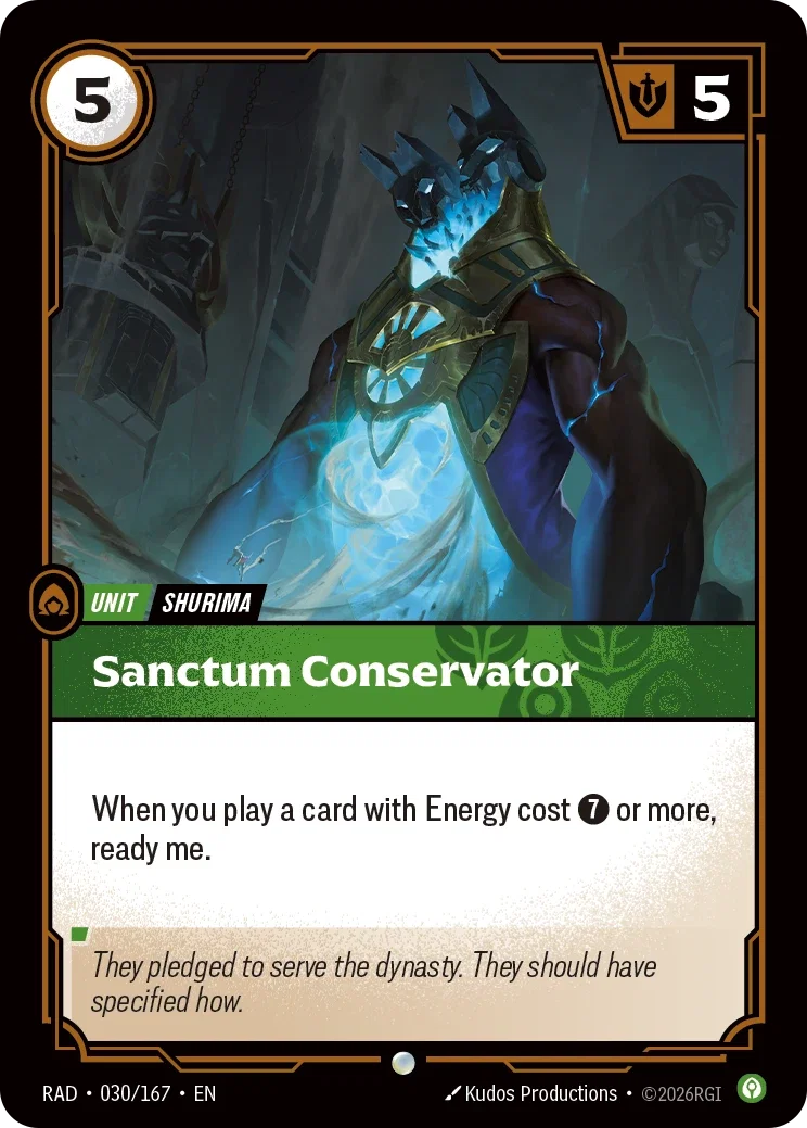 Sanctum Conservator RAD-030/167 Riftbound Radiance