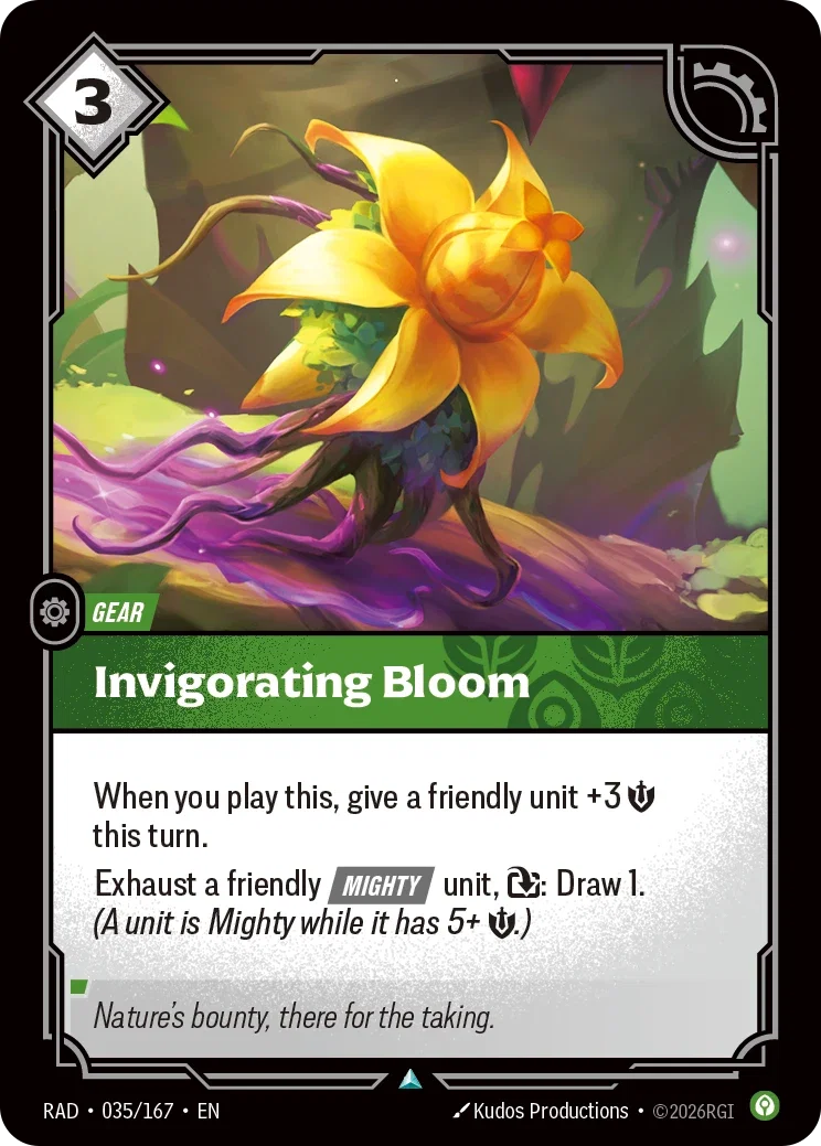 Invigorating Bloom RAD-035/167 Riftbound Radiance