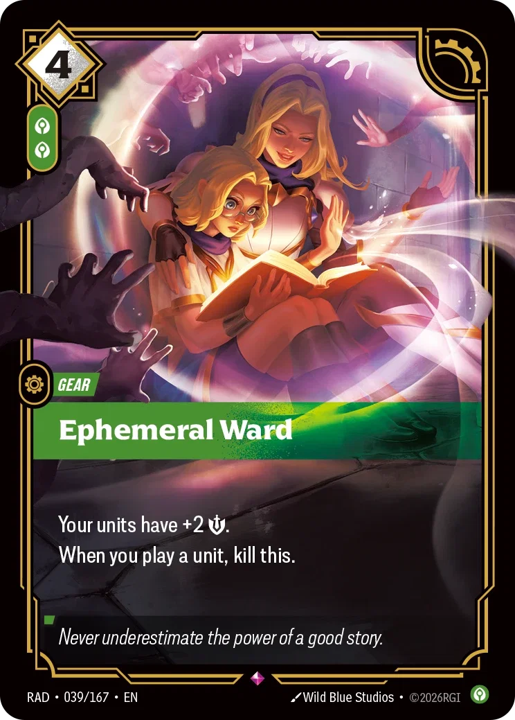 Ephemeral Ward RAD-039/167 Riftbound Radiance