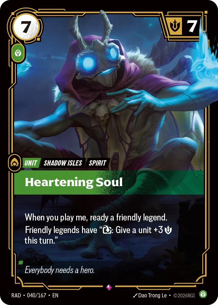 Heartening Soul RAD-040/167 Riftbound Radiance