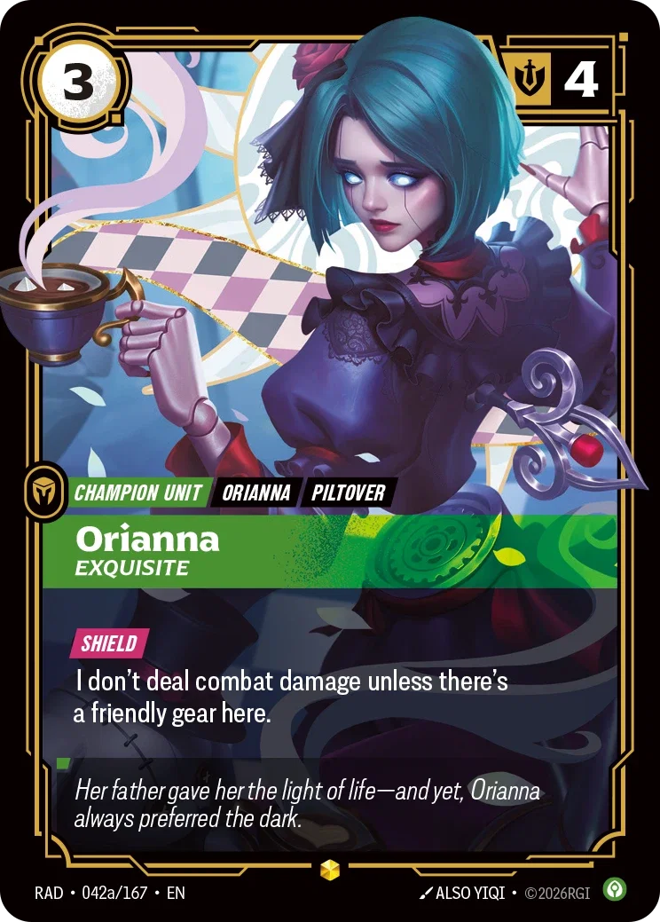 Orianna, Exquisite RAD-042A/167 Riftbound Radiance