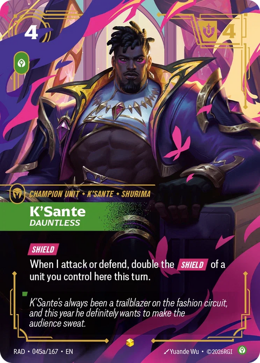 K'Sante, Dauntless RAD-045A/167 Riftbound Radiance