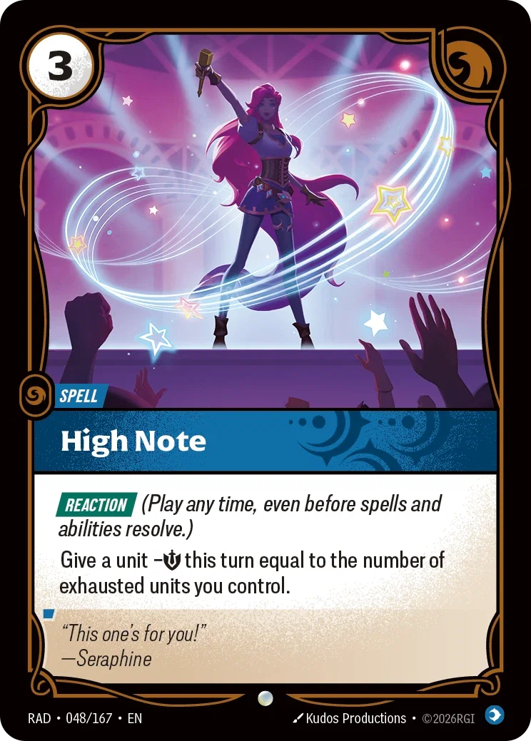 High Note (Foiled) RAD-048/167 (Foiled) Riftbound Radiance