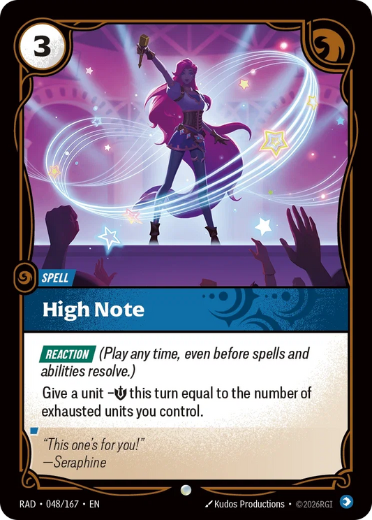 High Note (Foiled) RAD-048/167 (Foiled) Riftbound Radiance
