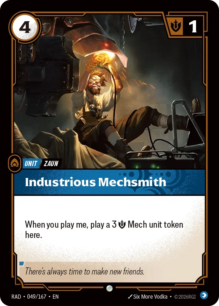 Industrious Mechsmith RAD-049/167 Riftbound Radiance