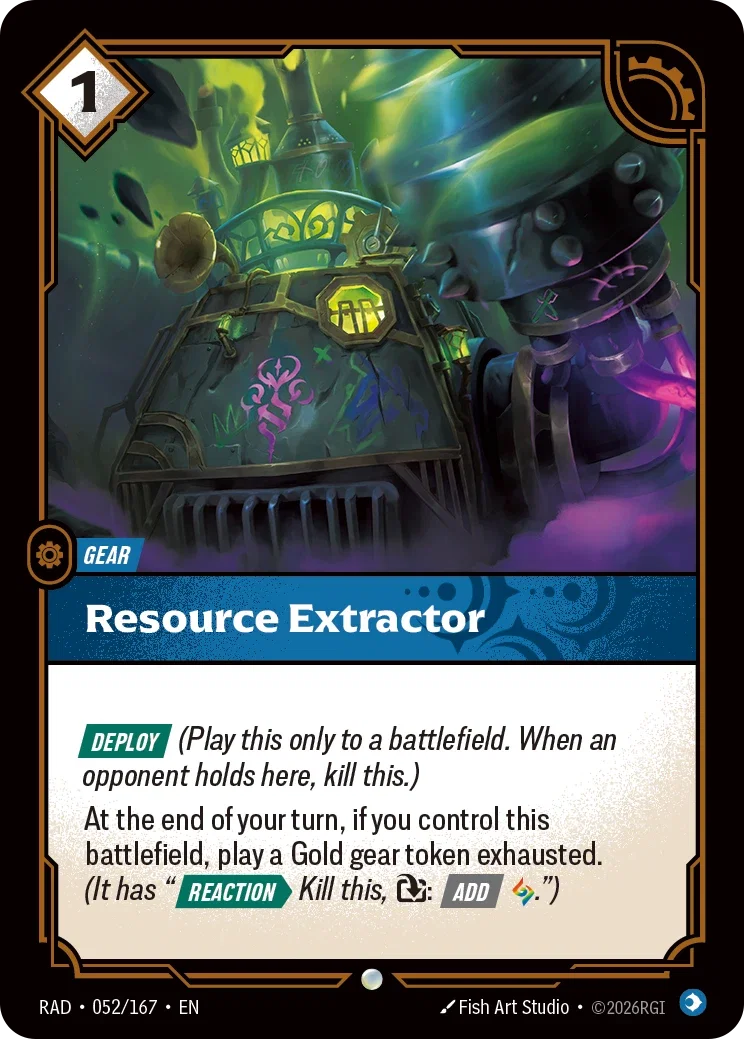 Resource Extractor (Foiled) RAD-052/167 (Foiled) Riftbound Radiance
