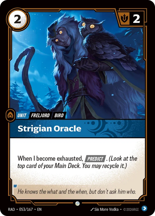 Strigian Oracle RAD-053/167 Riftbound Radiance