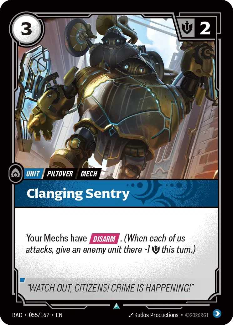 Clanging Sentry RAD-055/167 Riftbound Radiance