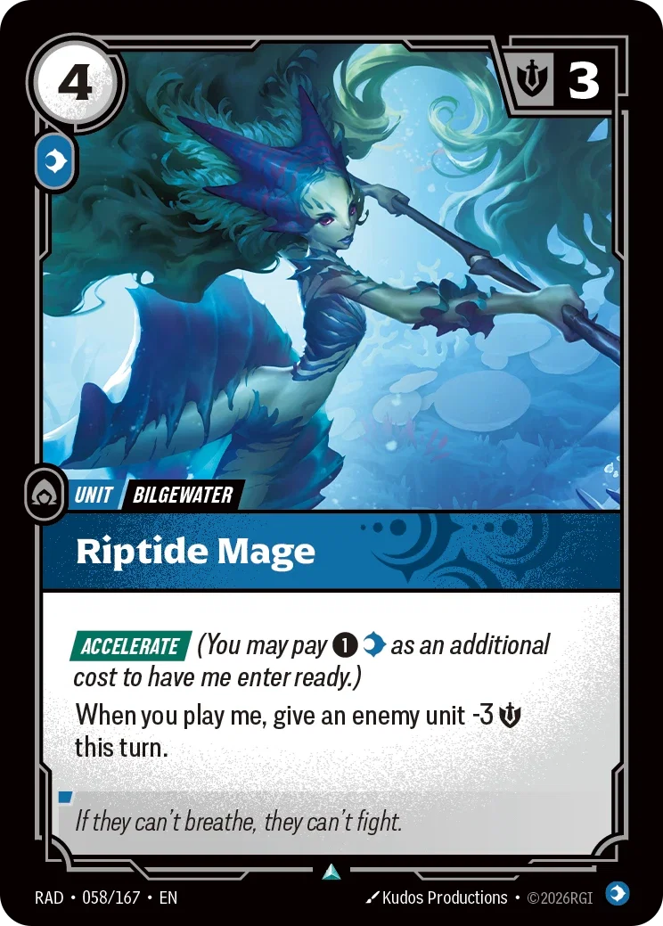 Riptide Mage RAD-058/167 Riftbound Radiance