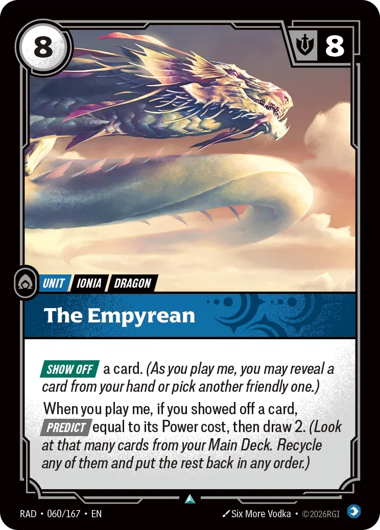 The Empyrean RAD-060/167 Riftbound Radiance