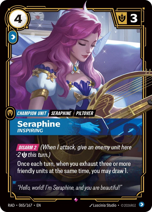 Seraphine, Inspiring RAD-065/167 Riftbound Radiance