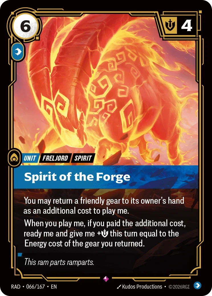 Spirit of the Forge RAD-066/167 Riftbound Radiance