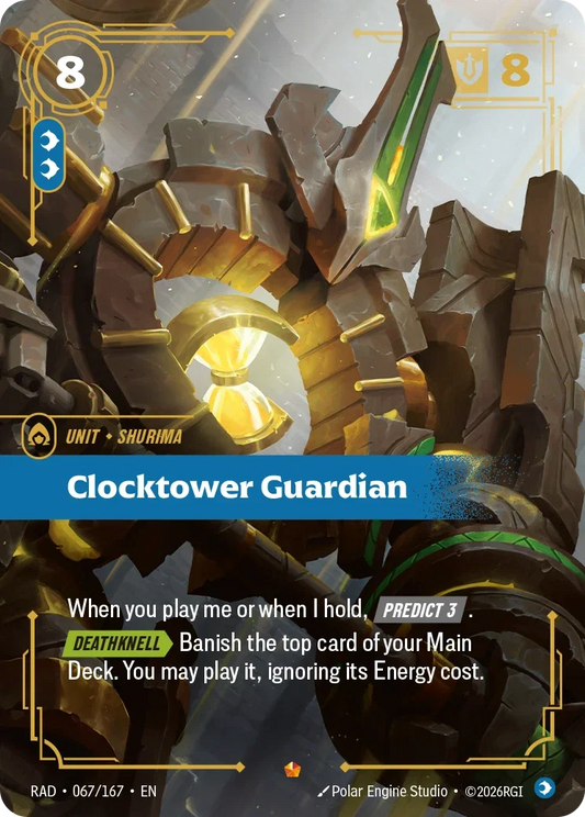 Clocktower Guardian RAD-067/167 Riftbound Radiance