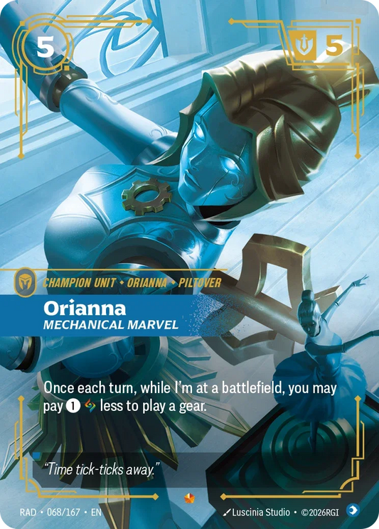 Orianna, Mechanical Marvel RAD-068/167 Riftbound Radiance