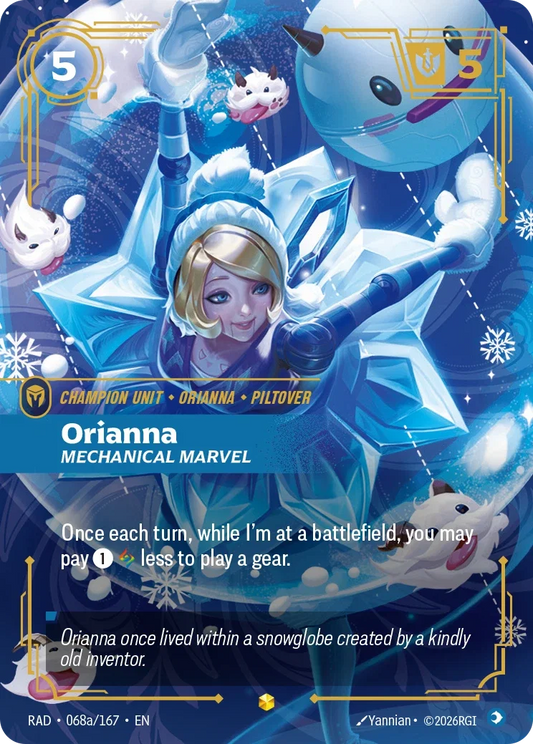 Orianna, Mechanical Marvel RAD-068A/167 Riftbound Radiance