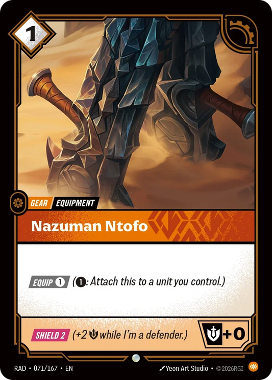 Nazuman Ntofo (Foiled) RAD-071/167 (Foiled) Riftbound Radiance