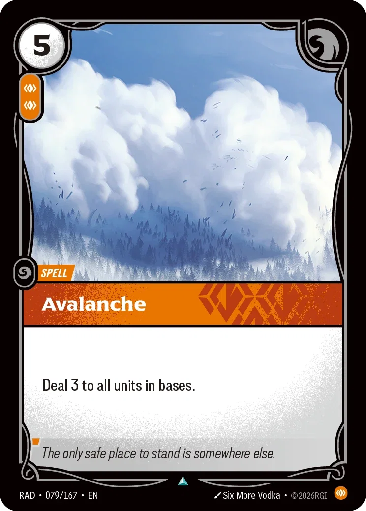 Avalanche RAD-079/167 Riftbound Radiance